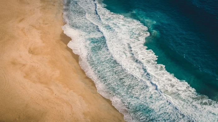 Landscape Nature Beach Sea Aerial View Portugal 2k