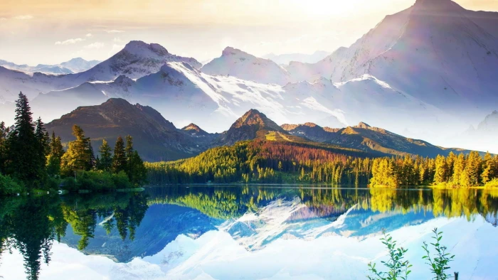 morning mt ushba dramatic daytime georgia mestia svaneti 2k