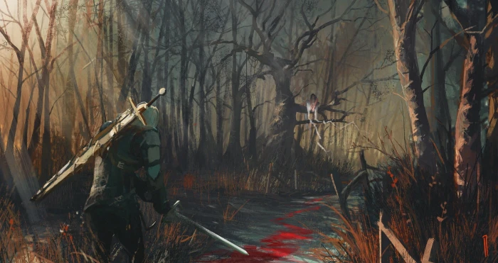 MMORPG wallpaper The Witcher 3 Wild Hunt digital art Geralt of Rivia 2k