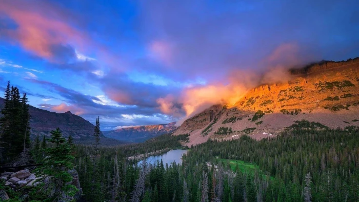 nature sky wilderness mountain mount scenery uinta 2k