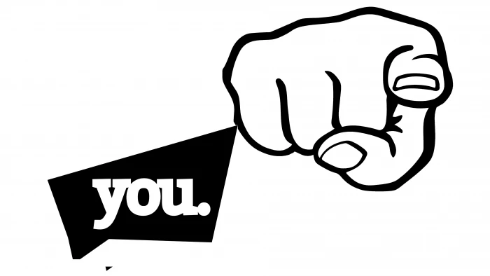 text black and white graphics you uhd finger 2k 4k 5k 8k