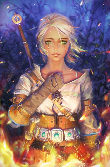 The Witcher character digital wallpaper 3 Wild Hunt