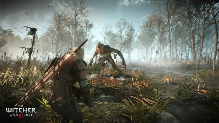The Witcher digital wallpaper 3 Wild Hunt Geralt of Rivia 2k