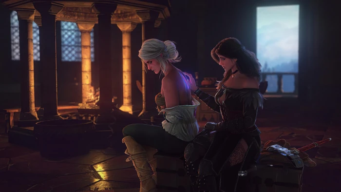 The Witcher video games game art Ciri Cirilla Yennefer 2k
