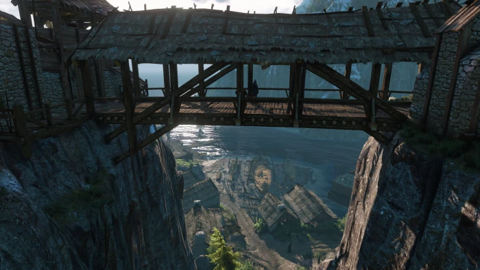 brown bridge wallpaper The Witcher 3 Wild Hunt 2k