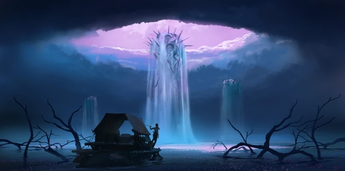 digital art artwork fantasy landscape clouds 2k 4k