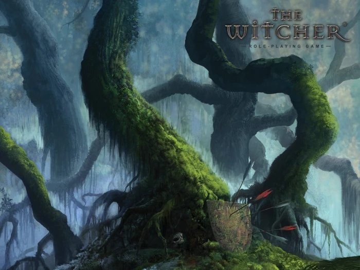the witcher nature water day text tree beauty in 2k