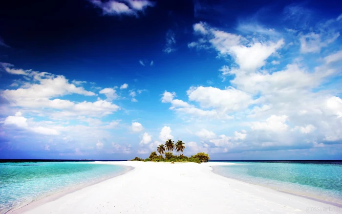 landscape photography nature water sea tropical island 2k