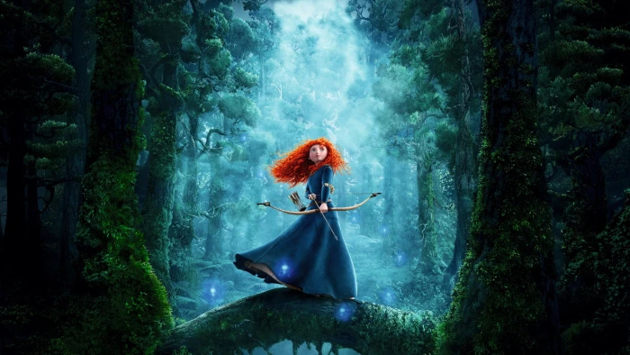 Disney Brave Merida redhead one person nature adult forest 2k