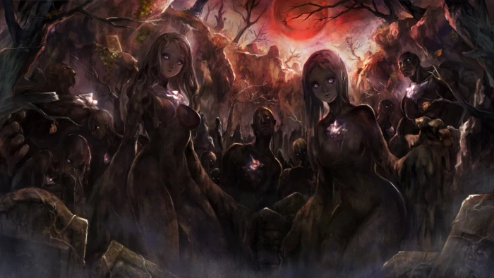 female anime character wallpaper fantasy art artwork girl 2k