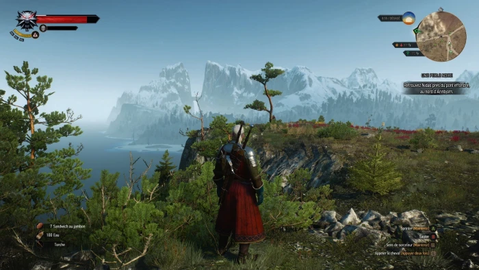 Geralt Of Rivia landscape panorama Panoramas The Witcher 2k