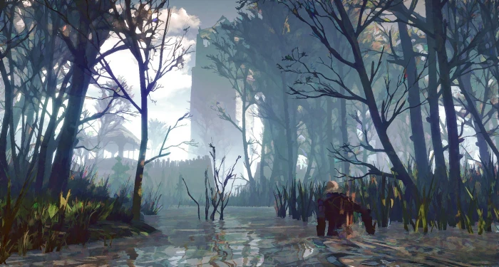 green leaf plant with black pot The Witcher 3 Wild Hunt video games 2k