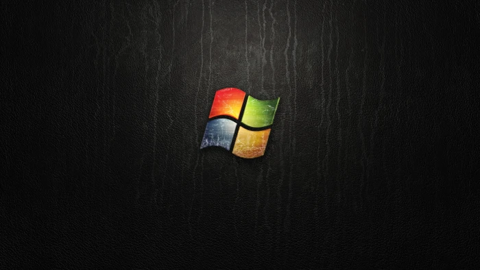 leather abstract black windows 7 microsoft logos Technology Windows HD Art 2k