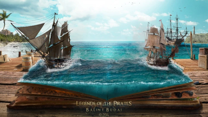 Legends of the Pirates Balint Budai wallpaper poster 2k