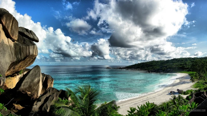 nature landscape beach water sky scenics beauty in 2k
