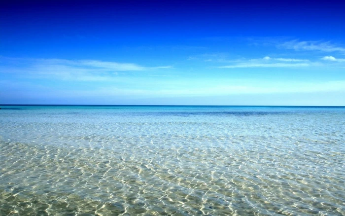 ocean and blue sky beach sea water summer landscape photography 2k