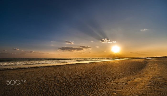 photography Sun sea beach sky sunset land scenics nature 2k