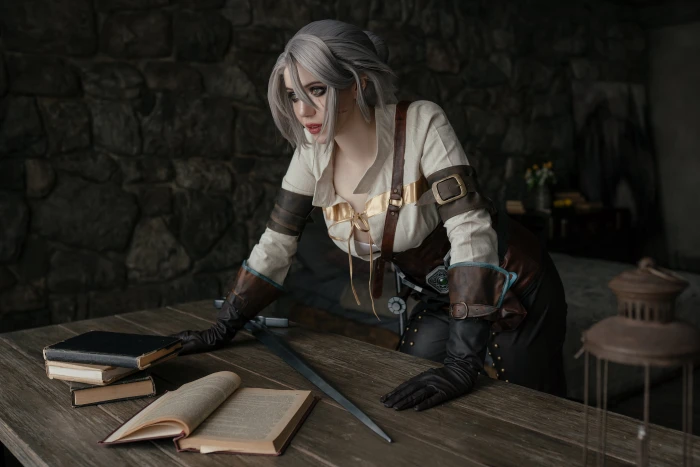 Alina Becker women model cosplay Cirilla Fiona Elen Riannon 2k