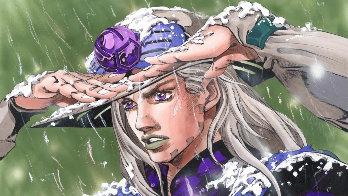 Gyro JoJo's Bizarre Adventure portrait headshot one person 2k