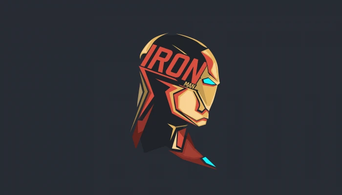 iron man hd minimalism artwork artist digital art 2k 4k 5k 8k