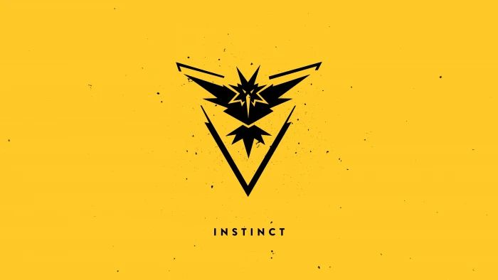 team instinct pokemon go games yellow star shape sign 2k 4k 5k 8k