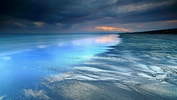 body of water sea sky blue nature cyan coast horizon cloud 2k