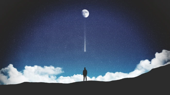 digital art drawing dark silhouette men outdoors 2k