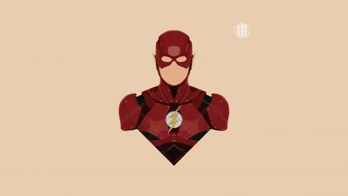 flash minimalism superheroes hd artist artwork 2k 4k 5k 8k
