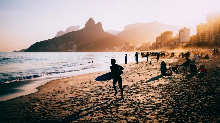 sand rio de janeiro brazil ipanema surfing fun photography 2k