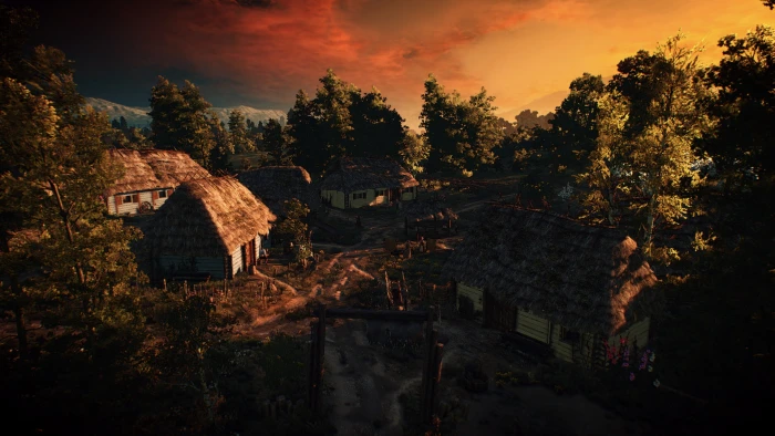 The Witcher 3 Wild Hunt video games tree architecture plant 2k