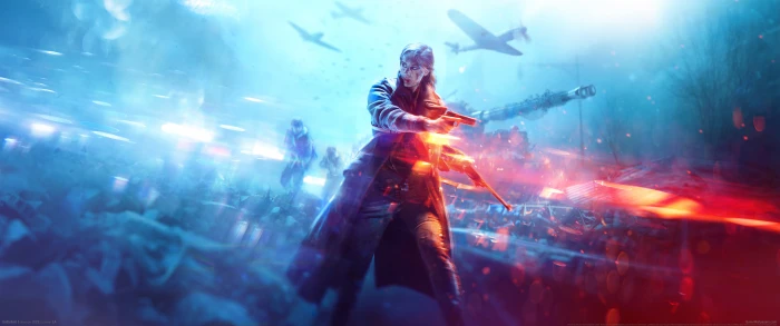video games Battlefield V ultrawide ultra wide 5 2k