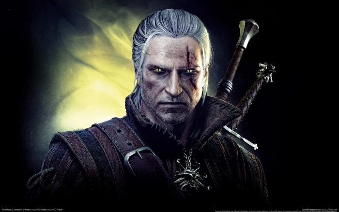 The Witcher digital wallpaper the witcher 3 wild hunt geralt 2k