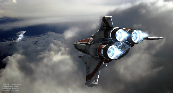 white and orange fighter plane wallpaper Battlestar Galactica 2k