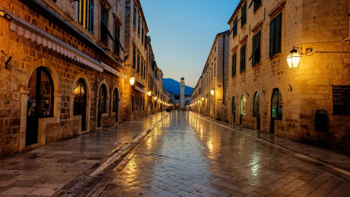 city architecture street building old europe road alley 2k