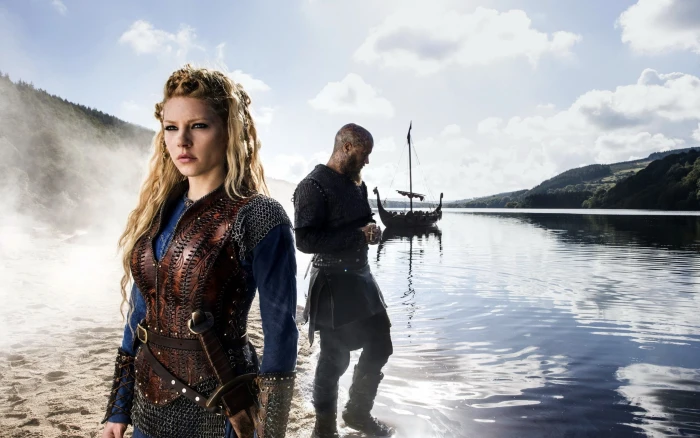 Vikings TV series Lagertha Lothbrok Katheryn Winnick women 2k