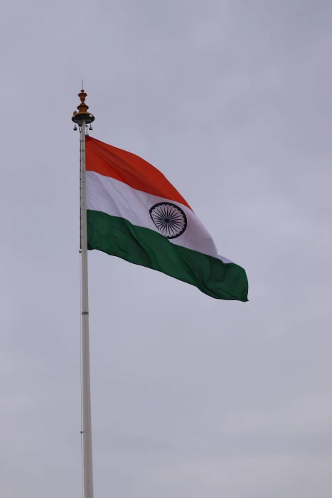flag india nature indian people stand landscape 2k 4k