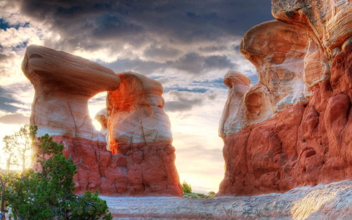 image background nature hd rock formation 2k