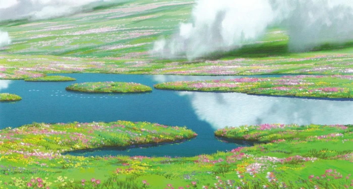 Movie Howl s Moving Castle water plant beauty in nature 2k