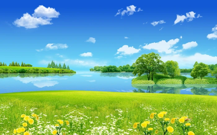 Dream of summer scenery 2k