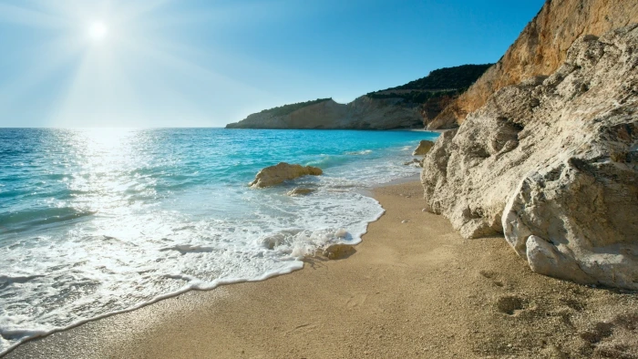 landscape nature beach sea water sky scenics 2k