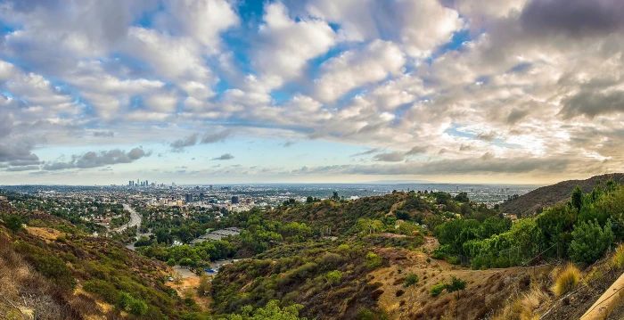 Los Angeles Panorama hills california hollywood nature and landscapes 2k