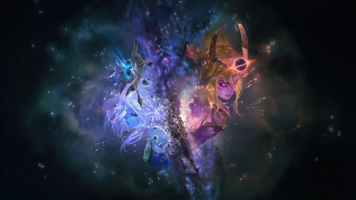 Lux Animal League of Legends dark stars space Cosmic Break 2k 4k