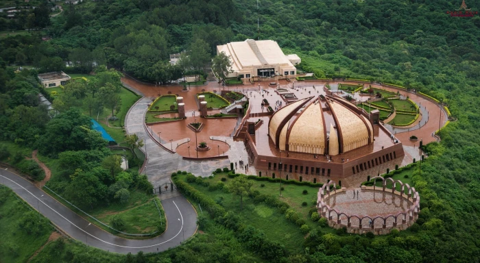 Pakistan Monument Museum Islamabad aerial photo of castle Asia 2k