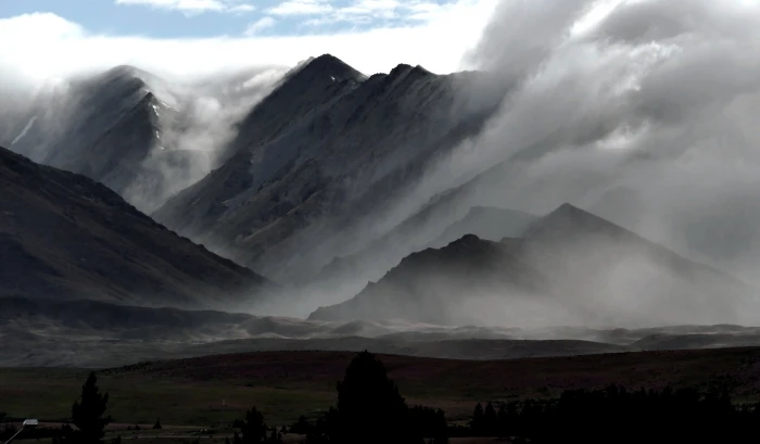 photo of smoky mountain during daytime nz Mist in the morning 2k 4k