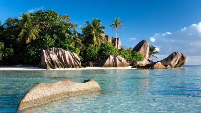 Seychelles tropical Islands South Africa Sea Shores beach rocks Hd Wallpapers 2k