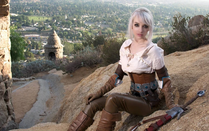Women Cosplay Ciri The Witcher 3 Wild Hunt 2k