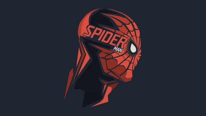 Spider Man Minimal Artwork 2k 4k 5k 8k