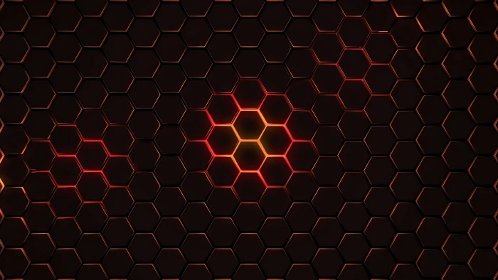 geometry abstract hexagon 2k 4k