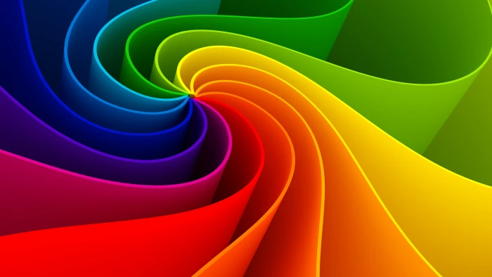 multicolored digital wallpapaer rainbow wallpaper 2k 4k 5k
