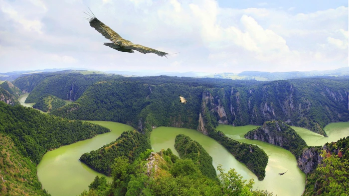 nature landscape mountain sky trees mountains grass summer 2k
